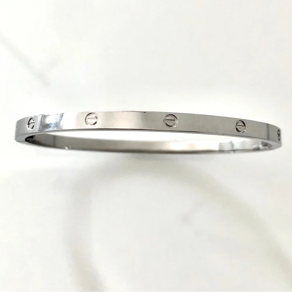 Screw Bracelet Small Model Stainless Steel.